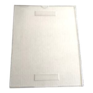 Wall Mount ACRYLIC SIGN HOLDER + Adhesive 8-7/8x11-1/4" Clear Frame Paper Holder